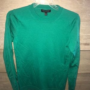 Banana republic emerald green Merino sweater